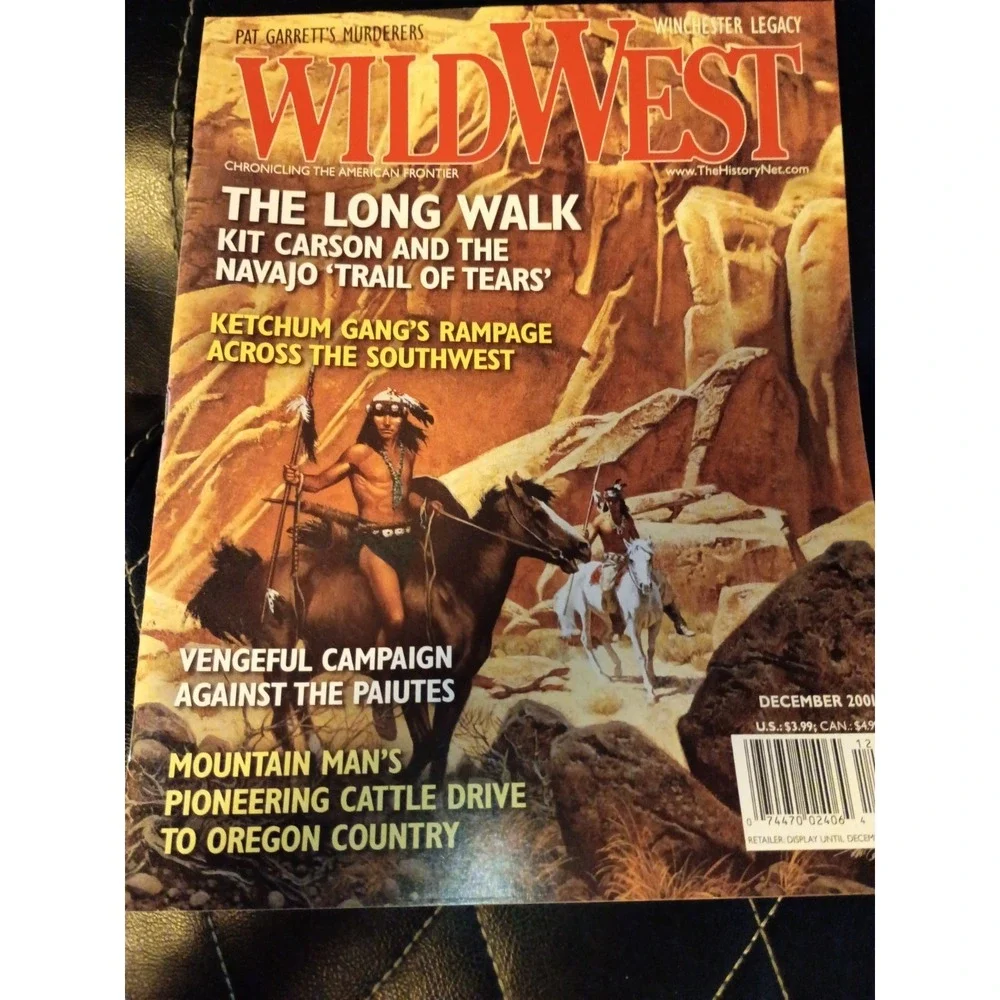 Wild West Magazine‎ December 2001 sleeved Nm